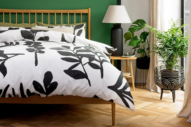 Plain QUILT Cover Bedding Set Cotton SOLID Fitted King Bed Sheet+Pillow Cases UK 