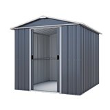 Metal sheds.