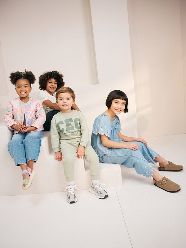 Tu clothing. Update their wardrobe with fun tees, versatile jackets and colourful co-ords. 