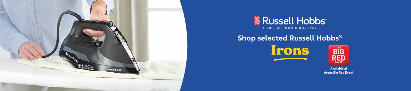 The Big Red Event. Russell Hobbs. Shop selected Russell Hobbs iron.