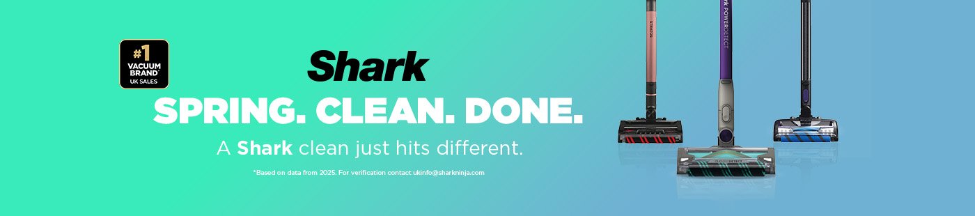 Shark. Spring. Clean. Done. A Shark clean just hits different.