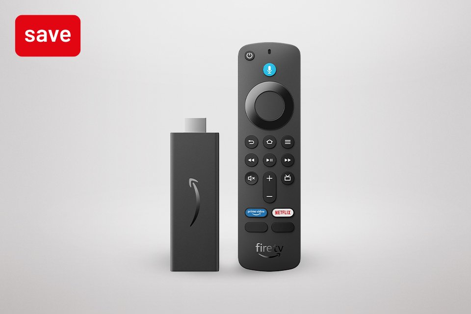Save 10% on selected Amazon firesticks with code RED10.
