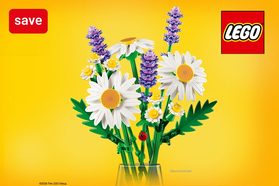 3 for 2 on selected LEGO® sets. Build Easter together.