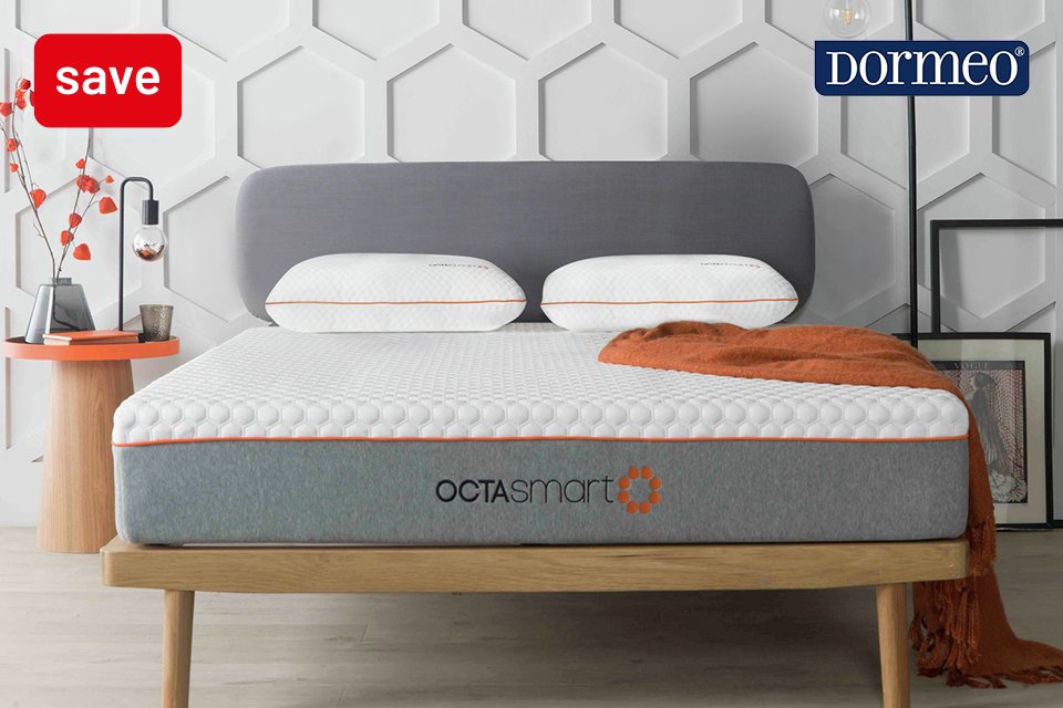 Save up to 40% on selected Dormeo mattresses and bedding.