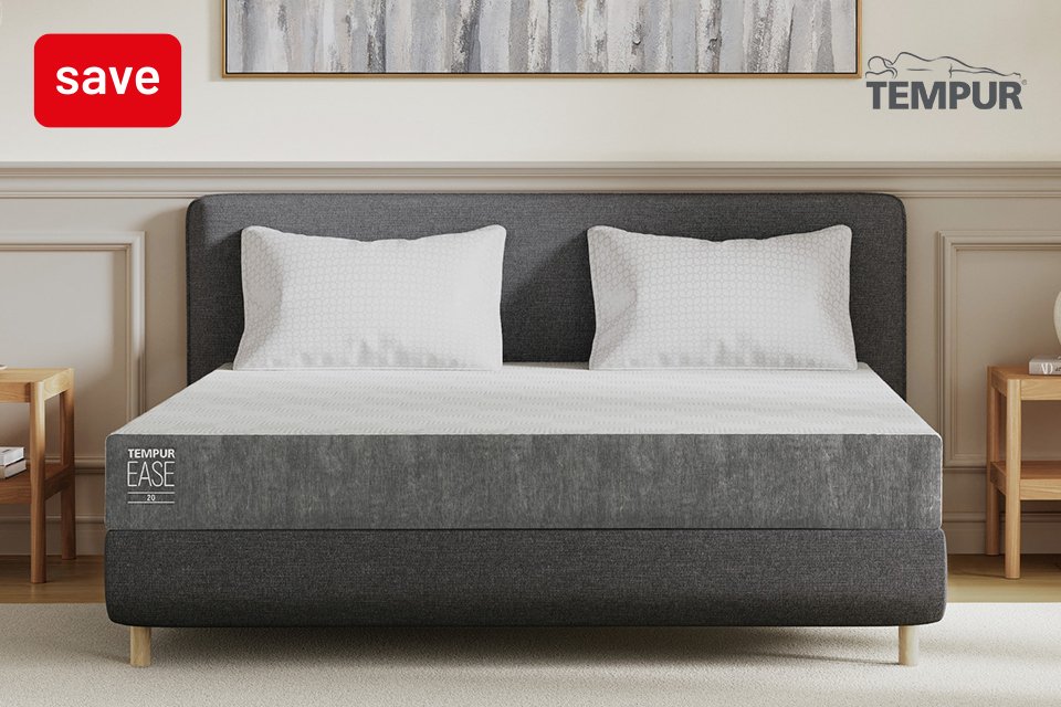 Save 20% on selected Tempur bedding & mattresses.