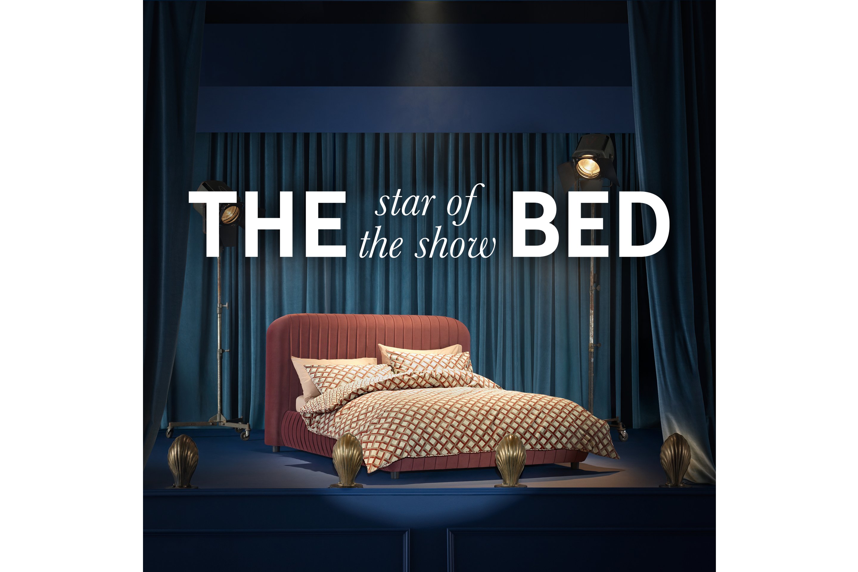 The star of the show bed. Shop showstoppers.