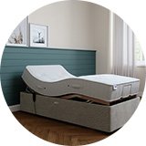 TV and adjustable beds.