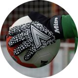 Goalkeeper gloves.