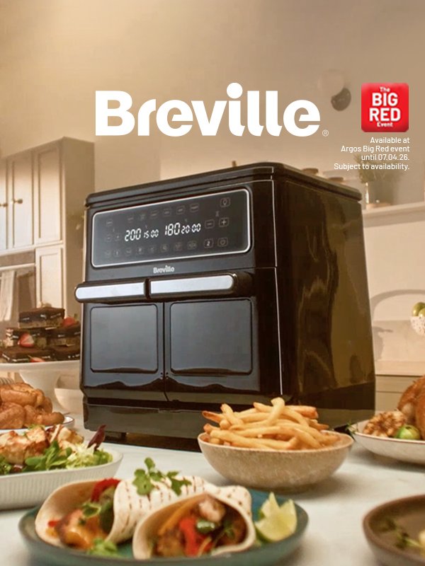 Save on the Breville Halo Flexi airfryer With code RED10.