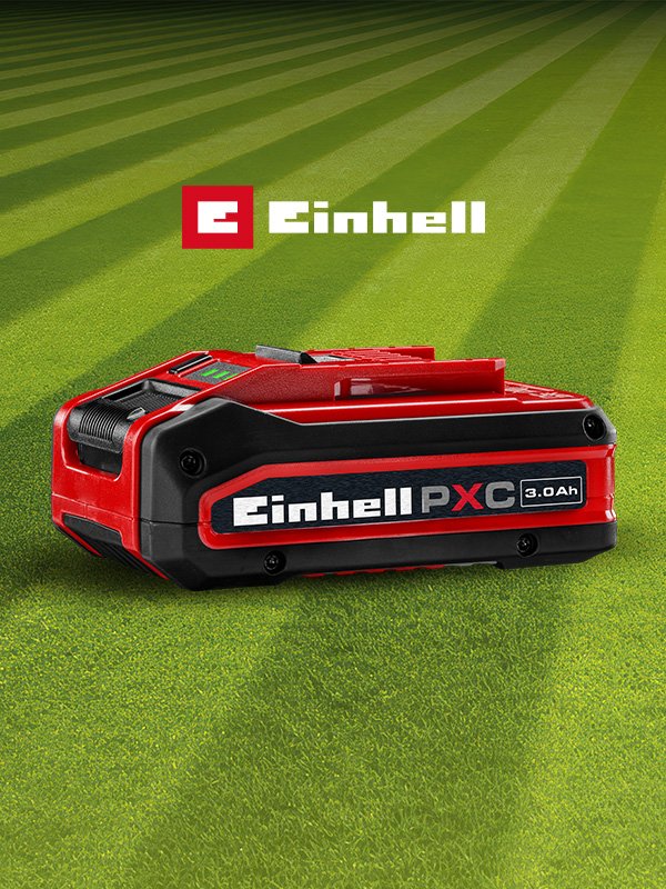 Free 3.0Ah battery. When you buy selected garden tools.