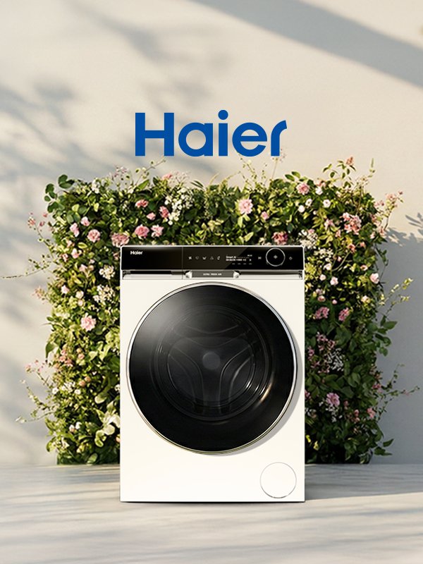 Save on selected Haier laundry appliances. 10% off until 7th April with code RED10.