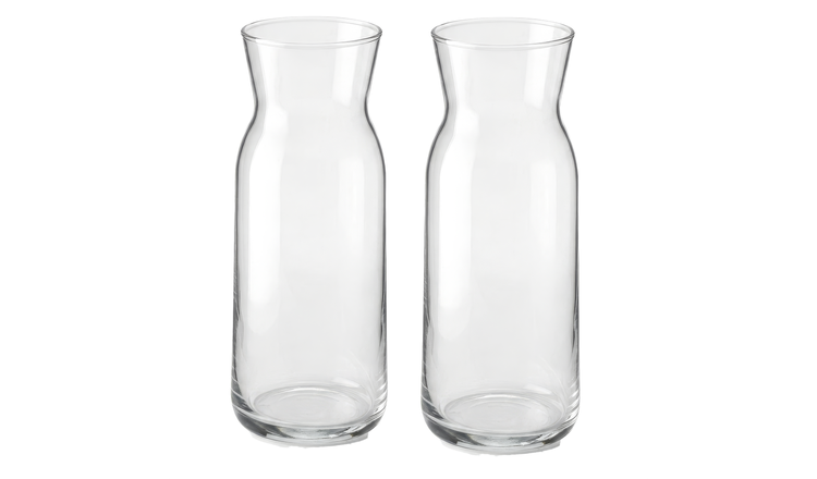 Argon Tableware Brocca Glass Carafes - 700ml - Pack of 2