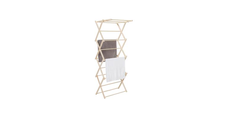 Folding clothes airer.