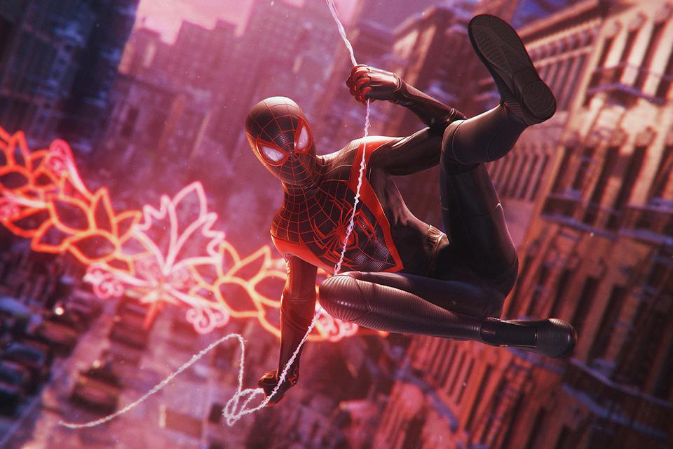 A screenshot from the Marvel's Spider-Man game.