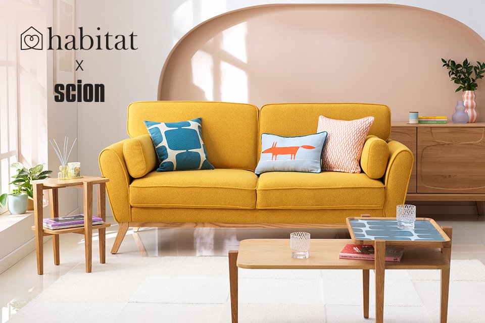 Explore Habitat x Scion Collection. With over 100 distinctive pieces for your home.