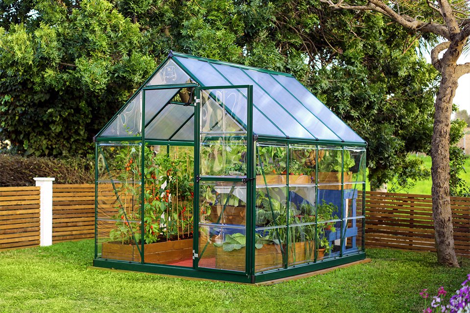 Palram Canopia Hybrid Green Greenhouse.