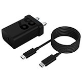 Cables and laptop chargers.