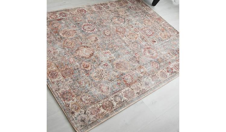 Mega Flooring Beige Traditional Abstract Rug - 60 x 230cm