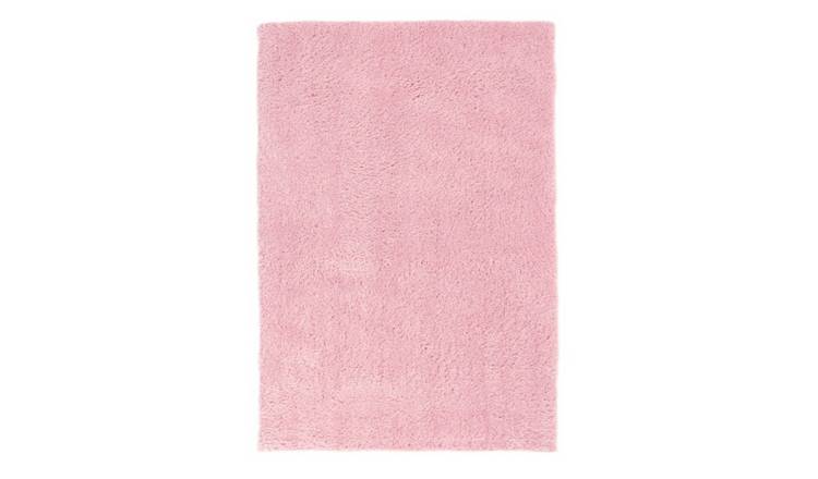 Mega Flooring Pink Shaggy Plain Runner - 60 x 200cm
