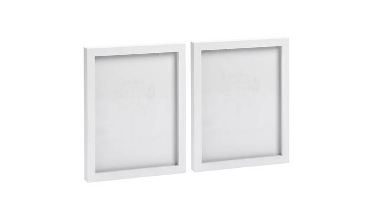 Nicola Spring Photo Frames - 8" x 10" - Set of 2 - White