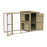 Outdoor kennels.