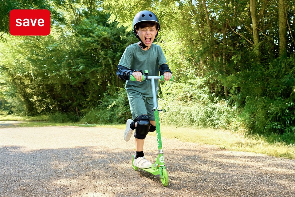 Save up to 30% on selected kids bikes and scooters.