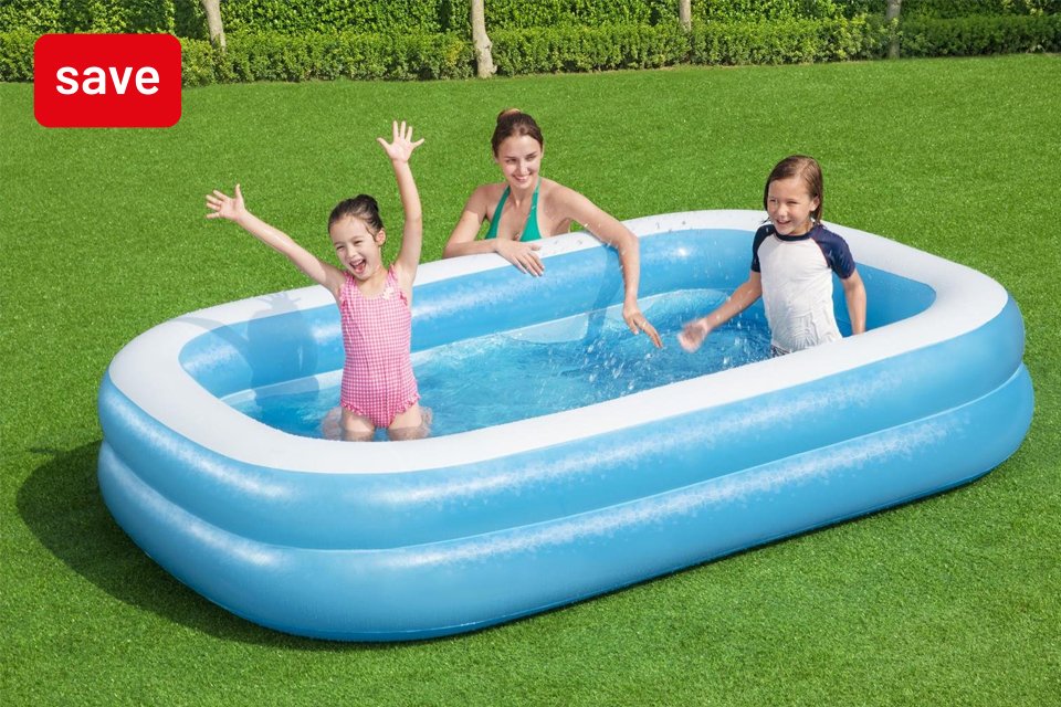 Save up to 25% on selected outdoor toys and pools.