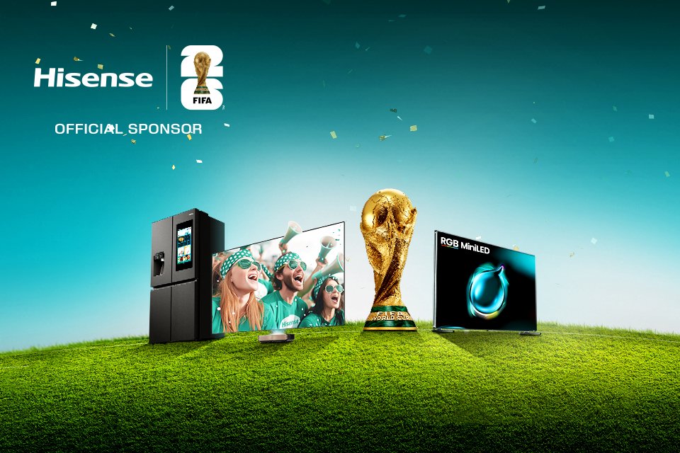 Score a trip for four people to watch the FIFA World Cup 2026 Final. When you buy selected Hisense TVs, laser cinemas & fridge freezer.