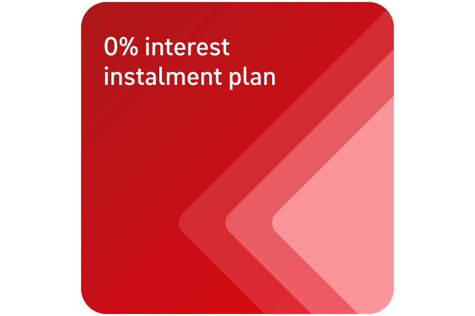 0% instalment plan.