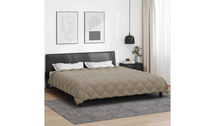 Walplus Winter Duvet Microfibre - Light Grey - 200 x 200 cm