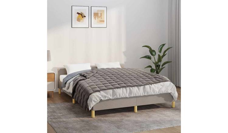Walplus 9 kg Polyester Weighted Blanket - Grey - 120 x 180 cm