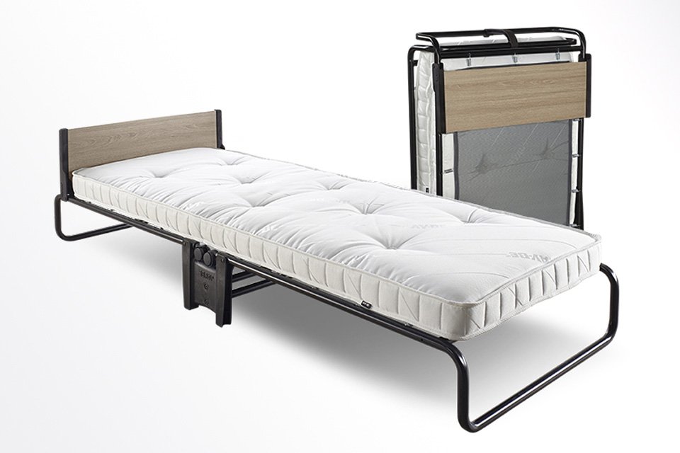 Letto Pieghevole Jay-Be HE70 Hideaway – Singolo, Facile Da Riporre Con Materasso Traspirante, Prodotto In UK