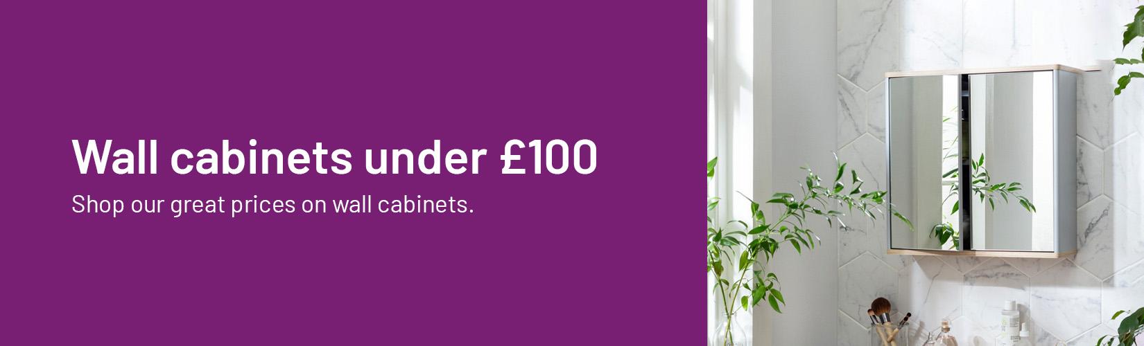 Wall cabinets under £100. Shop our great prices on wall cabinets.