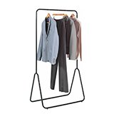Clothes rails.