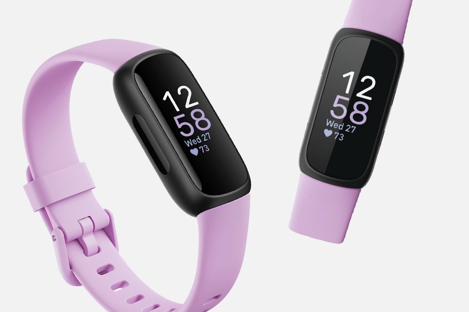 Fitbit Inspire 3 Fitness Tracker in lilac.