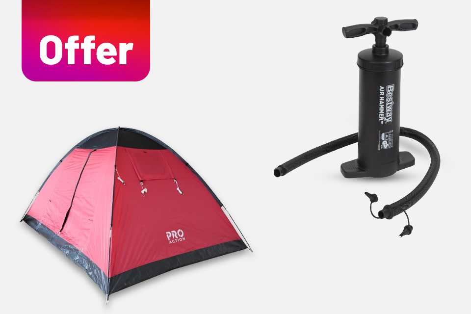 Save up to 1/3 on selected camping.