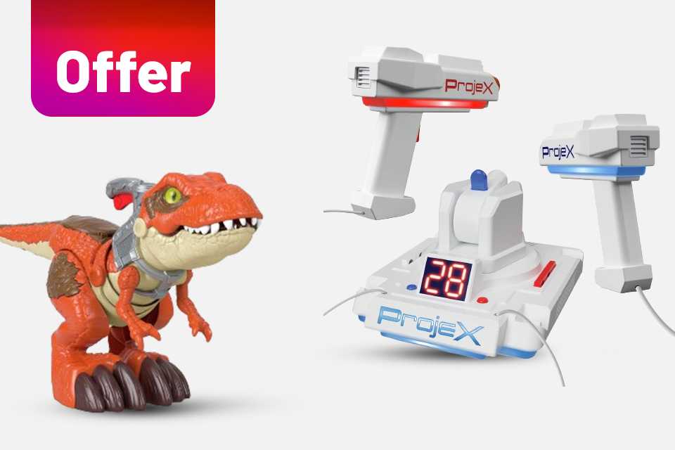 Save up to 1/2 price on selected toys.