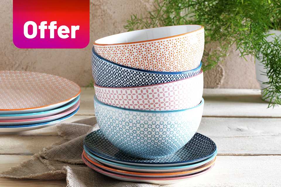 Save 25% on selected tableware.