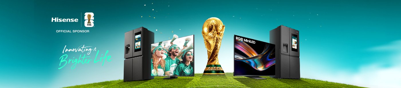 Hisense. Official sponsor. Innovating brighter life.