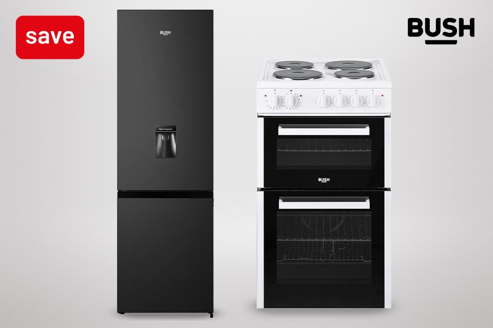 Save up to 20% on selected Bush large appliances using codes BUSH10 & BUSH20.