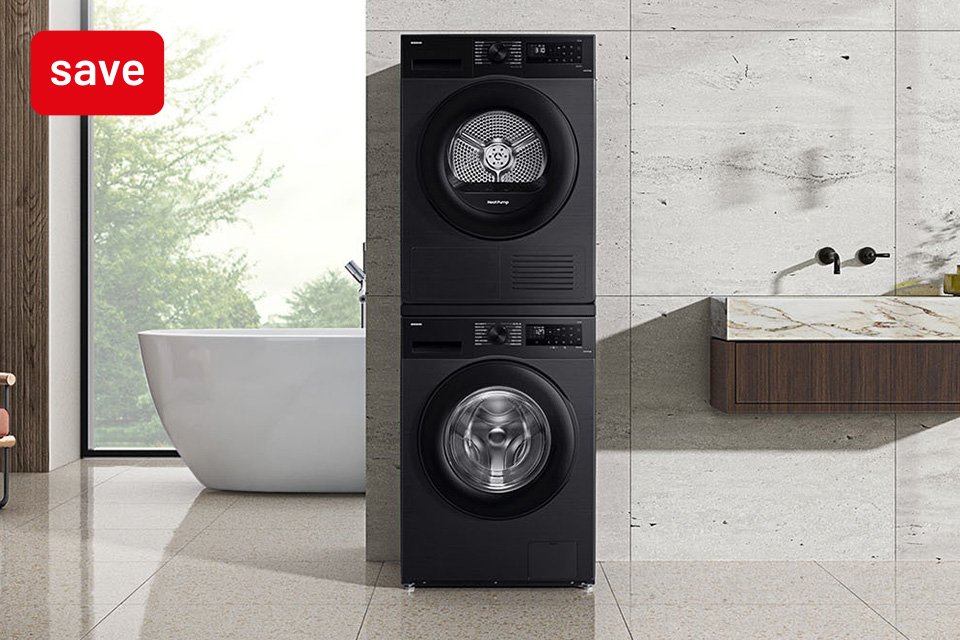 Save on Samsung tumble dryers.