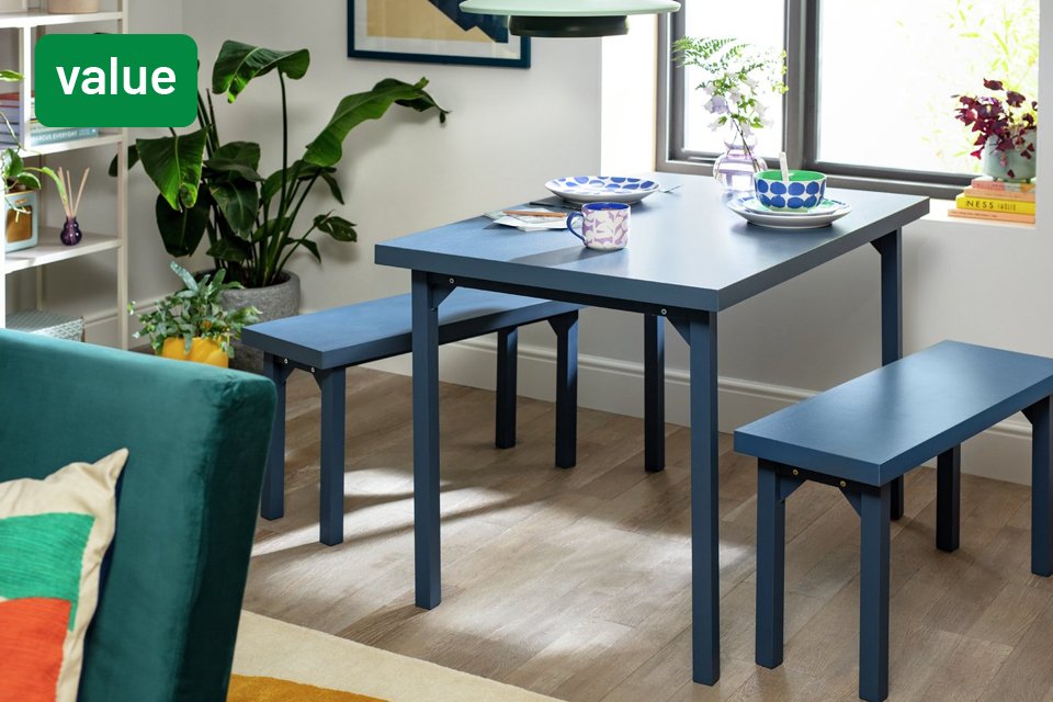 Space saving dining under £250. Short on space? We've got dining sets and chairs perfect for those tighter squeezes.