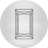 Princess diamond cut.