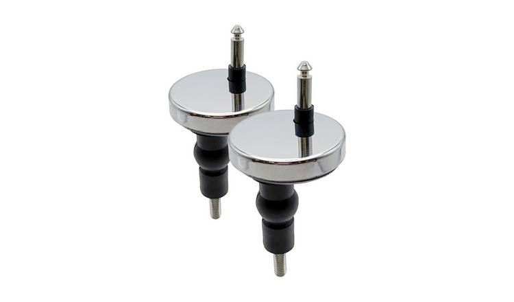 Harbour Housewares Universal Quick Release Toilet Seat Fittings - Pack of 2