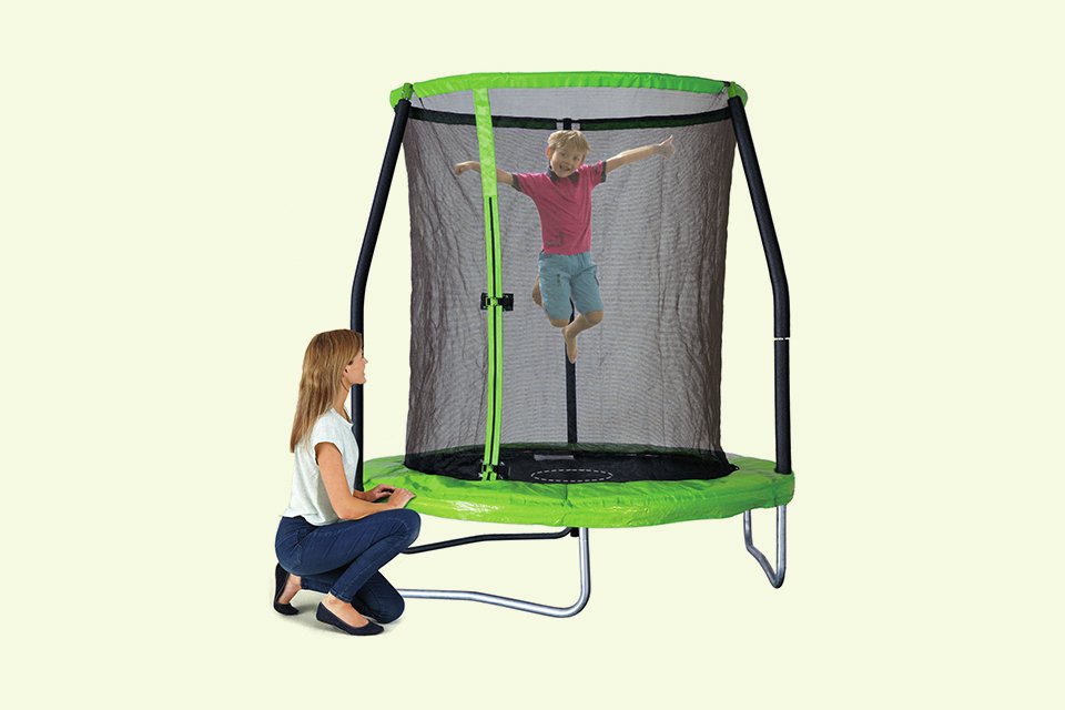 argos folding trampoline