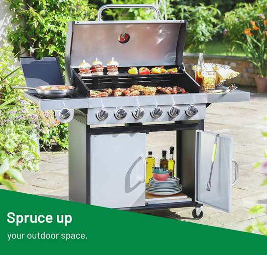 Spruce up your outdoor space. 