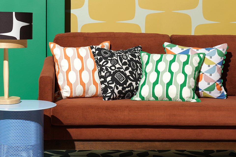 Esala brown three seater sofa.