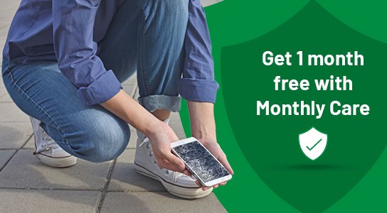 Accidental damage cover - from day one with Argos Monthly Care Available until 23:59 on 19/05/26. An excess may also apply. T&Cs and exclusions apply. Provided by Domestic & General Insurance PLC.