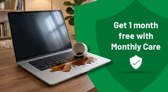 Get 1 month fee with monthly care.