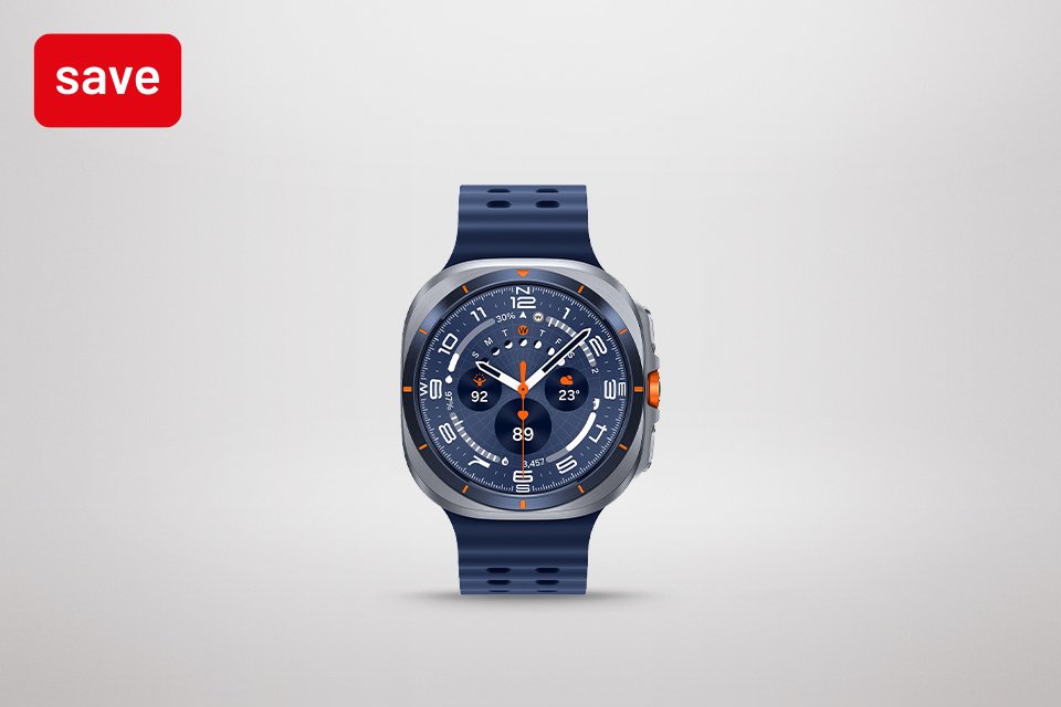 Save up to £100 on selected Samsung smart watches.